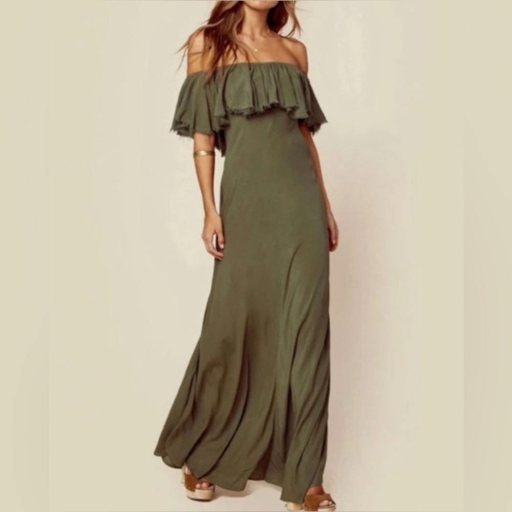 Blue Life Aphrodite Ruffle Maxi Dress